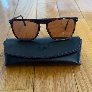 Persol Brown Sunglasses with Black Case